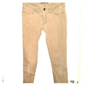 Levi's beige skinny jeans low rise